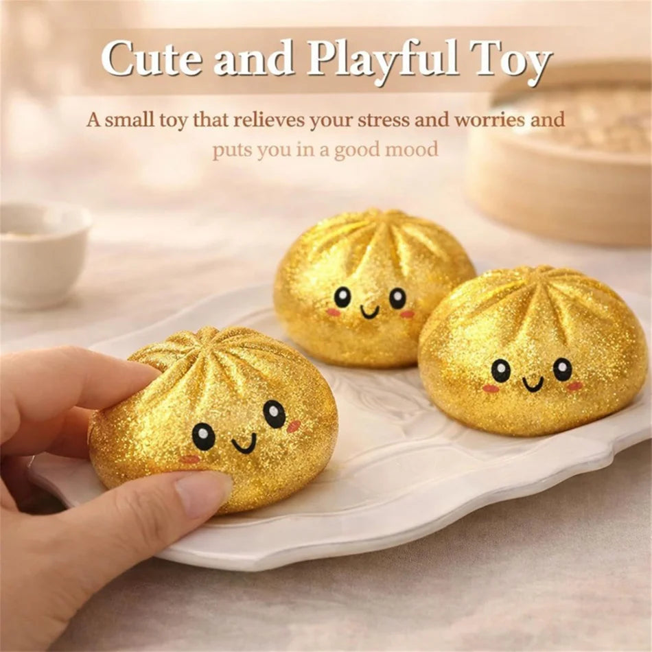Colorful Dumpling Squishy Toy