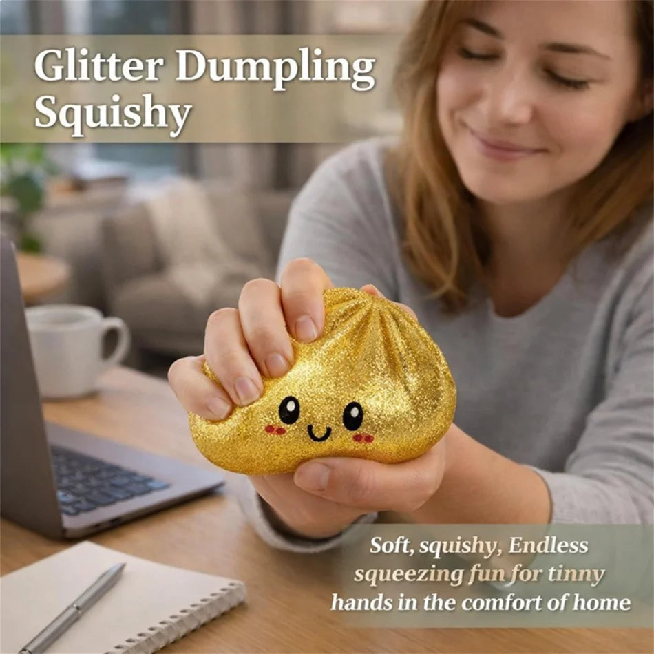 Colorful Dumpling Squishy Toy
