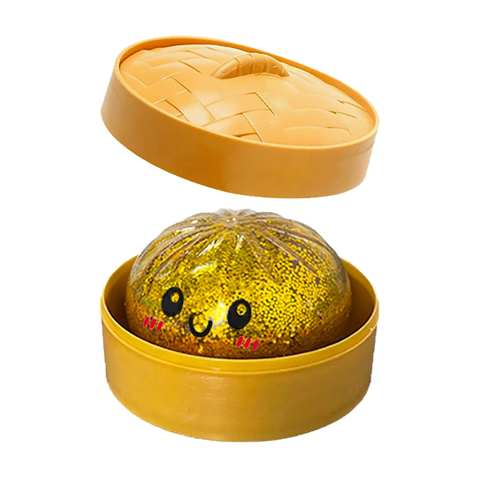 Colorful Dumpling Squishy Toy