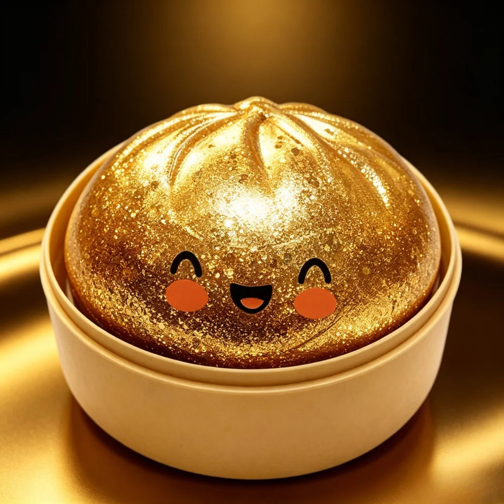 Glitter Dumpling Squishy Toy