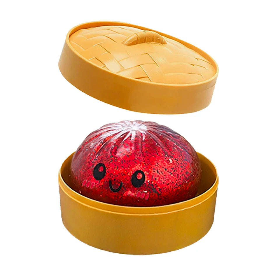 Colorful Dumpling Squishy Toy