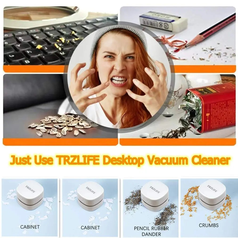 Portable Mini Desk Vacuum Cleaner