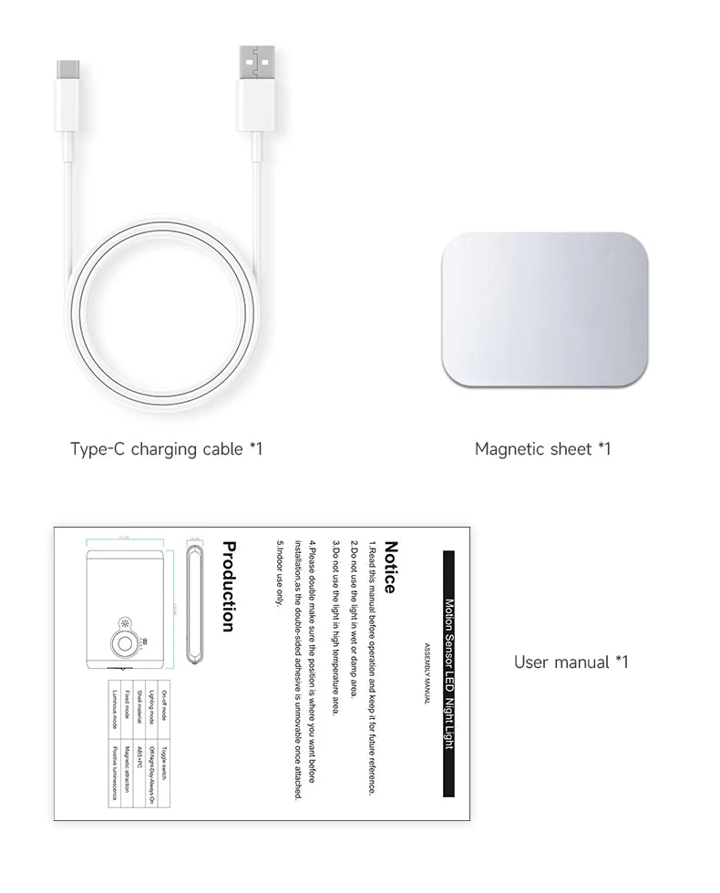 LED Motion Sensor Night Light