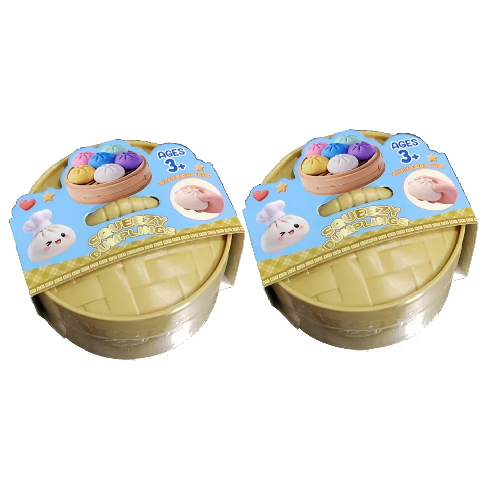 Colorful Dumpling Squishy Toy