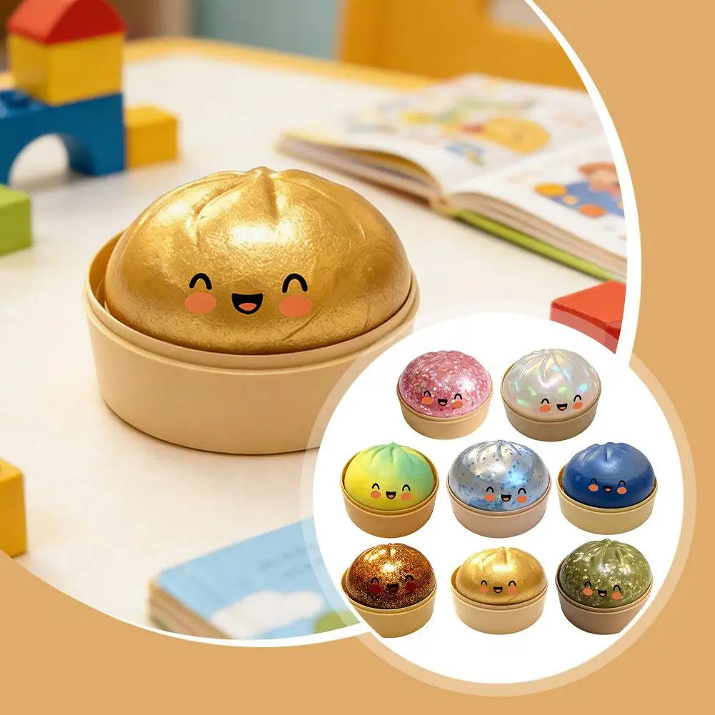 Glitter Dumpling Squishy Toy