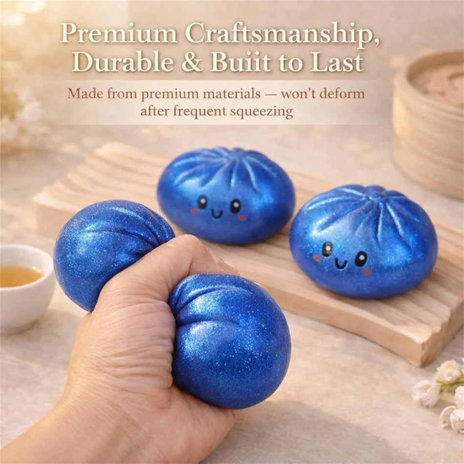 Colorful Dumpling Squishy Toy